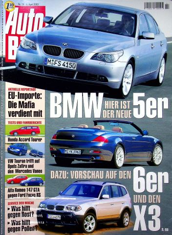 Deckblatt Auto Bild (14/2003)